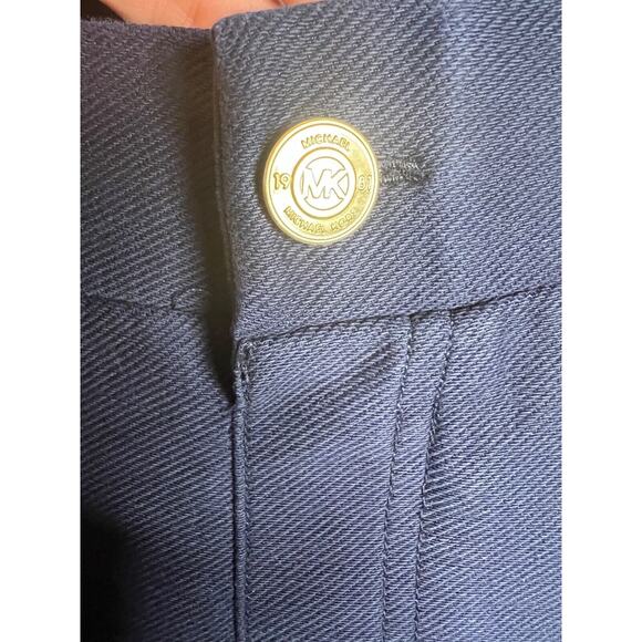 Michael Kors Women Leggings Blue Mid Rise Pull On Stretch Skinny Pants Fit Sz. S - Picture 2 of 10